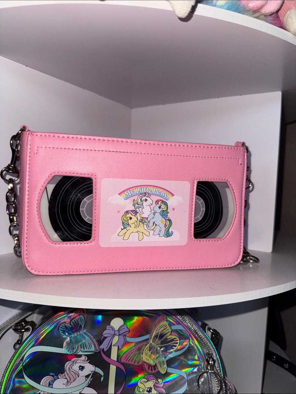 Dolls Kill Pink My Little Pony VHS Crossbody Bag